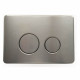 Fine Fixtures CTAM11 Toilet Actuator Round Metal Buttons - 7” x 10”