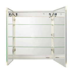 Fine Fixtures AME Aluminum All Around LED Medicine Cabinets With 2 Door