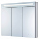 Fine Fixtures AMB3630 Aluminum Top LED Medicine Cabinet 36” X 30”- 3 Doors
