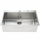 Fine Fixtures S Single Bowl Top Mount Stainless Steel Sink
