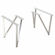 Fine Fixtures LG09 Hairpin Legs For Wall Hung Vanity-Set of 2