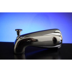 Chatham Brass 25001 Bxd Brass Spout-Chrome Plated, Diverter Spout with 1/2" Thread in Nose, Brass