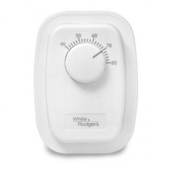 Chatham Brass 1G6 40 - 80°F White / 2° F Differential, Bimetal Wall Thermostats