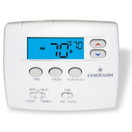 Chatham Brass 1F82-261 Heat Pump Model 2 Stage Heat/ 1 Stage Cool, Non-Programmable, Digital Thermostat