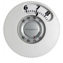 Chatham Brass T87N1026 Easy to See 1-Heat/1-Cool Round, Honeywell Low Voltage Controls, White
