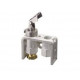 Chatham Brass Q314A4586 Pilot Burner for natural LP gas with a BCR-18 orifice, front single tip style