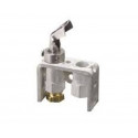 Chatham Brass Q314A4586 Pilot Burner for natural LP gas with a BCR-18 orifice, front single tip style