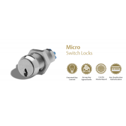 Medeco 652650T Double Micro Switch Locks, 2 Position