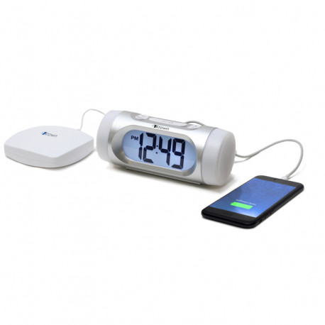 Krown Manufacturing VVIB Visual VibeAlert Alarm Clock with Bed Shaker