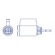 MUL-T-Lock KIKARH Knob & Lever Replacement Cylinder For Arrow Knob