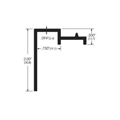 ZERO 106A/BK/D/G 3/4” (19.1) Bulkhead Door Threshold