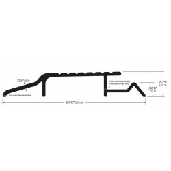 ZERO 175 Interlocking Threshold, Water Return Option, 5"