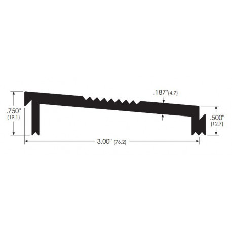 ZERO 233A/BK/D/G Ramp 3" (76.2) - Threshold