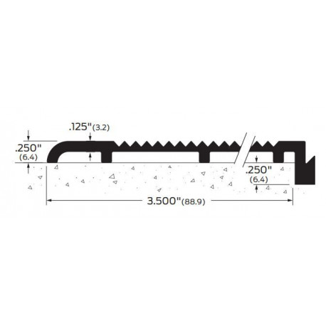 ZERO 236A/BK/D/G Ramp 6” (152.4) - Threshold