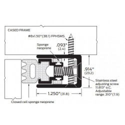 ZERO 170 Adjustable Sound Seal - Gasketing
