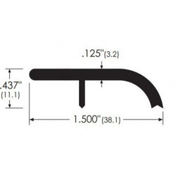 ZERO 304A/BK/D/G Butt Threshold 1 1/2” (38.1) wide - Threshold