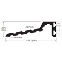 ZERO 523 Butt Threshold, 3"