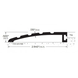 ZERO 623 Butt Threshold, 3"