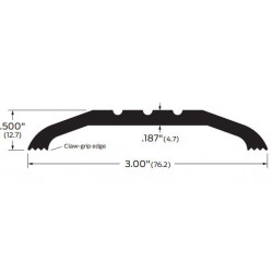 ZERO 653 Saddle Threshold, 3"