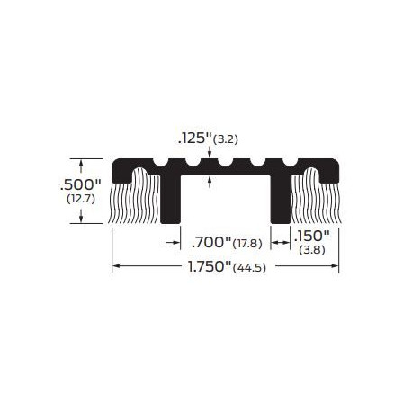 ZERO 1682A/BK/D/G Carpet Divider Threshold 1 3/4” (44.5)