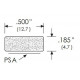 ZERO 312N-PSA Neoprene with PSA 3/16”(4.7) x 1/2”(12.7)