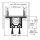 ZERO 3552 Aluminum/ Mortised/ Regular Duty/ BrushAutomatic Door Bottom / Regular Duty