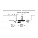 ZERO 8303S-BK 1/4" Bulb Seal-Silicone