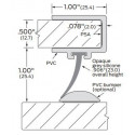 ZERO 9137-PSA PVC/Neoprene For Sliding Glass Door