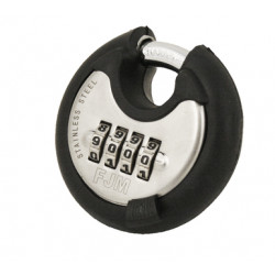 FJM Security SX-792 Combination Disc Padlock with Cover