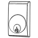 Adams Rite 8650-119 Cylinder Escutcheon Kit for 3600, 8500, 8600 Exit Devices