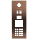 DoorBird D21DKV Front Panel, Stainless Steel V4A, Brushed, PVD Coating with Bronze-Finish