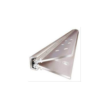 ABH A280LL Aluminum Continuous Geared Hinges Fully Concealed w/ 2" Thick Door