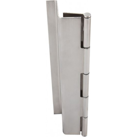 ABH A511 Stainless Steel Barrel Continuous Hinges Full Mortise Swing Clear