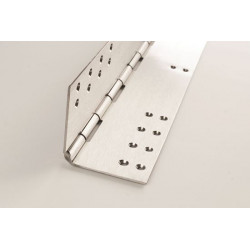 ABH A5500WT Stainless Steel Pin and Barrel Hinge, Full Concealed