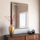 Bain Signature Glendale Beaded Decorative Mirror with Rectangular Shape