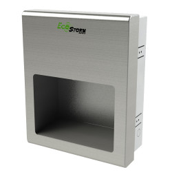 Palmer Fixture HD0945-09 EcoStorm Recessed Ultra Series High Speed Hand Dryers,Brushed Stainless