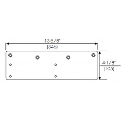 Norton 7787 Low Ceiling Clearance Drop Plate | 7500 Accessory