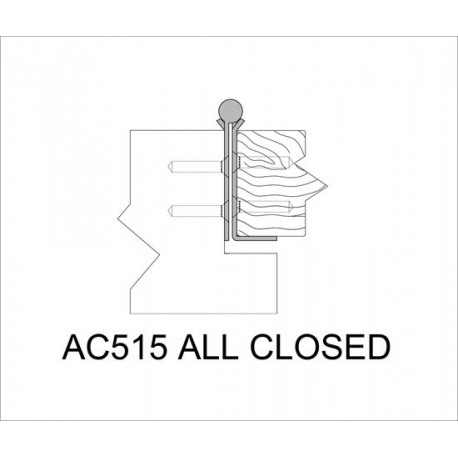 ABH AC515 Stainless Steel Barrel Continuous Hinges Full Mortise