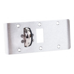 Accurate Lock & Hardware ADL-CE Ligature Resistant HD Double Lipped Strike w/ Emergency Stop For Center Hung Door
