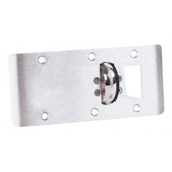 Accurate Lock & Hardware ADL-OE Ligature Resistant HD Double Lipped Strike w/ Emergency Stop For Offset Hung Door