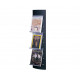Magnuson 7231 TORO W- Wall Mounted Brochure Holder With 3 Shelves