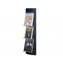 Magnuson 7231 TORO W Wall Mounted Brochure Holder With 3 Shelves