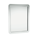 ASI 108 Mirror – 18 Ga. 8 Mirror Polished Stainless Steel – Rear Mount, 12" X 16"
