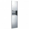 ASI 94676 Profile - Paper Towel Dispenser & Waste Receptacle - Multi, C-Fold - 8 gallon - Recessed