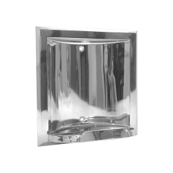 ASI 0404-Z Soap Dish – Recessed, Chrome Plated Zamak