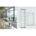 Magnuson VA0 Pictor Showcase With Tempered Glass,1 Door With Cylinder Lock