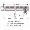 Wooster WP-RN3-SG Profiles For New Concrete Stairs And For Steel Pan 1/2" Thick Two Stage Sections