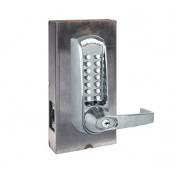 Codelocks 95873 CL615 Tubular Latch bolt,Marine Grade,(Code Free)Passage Function,Code In/Out,Back to Back Gate Box Kit