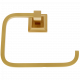 JVJ Hardware 2 Luster Series Towel Ring,Composition Solid Brass