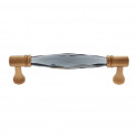 JVJ Hardware Pure Elegance Collection Faceted Smoked Pull